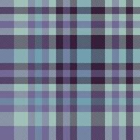 Stylish plaid pattern in shades of blue and purple, perfect for backgrounds, textiles, or graphic design. A modern, versatile texture for creative projects. vector