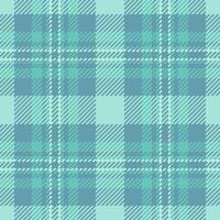 Serene aqua and teal plaid pattern. Perfect for textile design, fashion, website backgrounds, or crafting projects. This refreshing, subtle texture evokes feelings of calmness and tranquility. vector