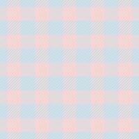 Sweet pastel pink and blue gingham pattern. Ideal for backgrounds, textiles, and stationery design. This soft, delicate check evokes feelings of calm and gentle femininity. vector