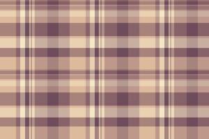 Subtle neutral plaid pattern in beige and mauve tones. Perfect for textile design, website backgrounds, or stationery. vector