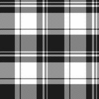 Sleek monochrome plaid pattern. Perfect for fashion, textile, or web design projects. vector
