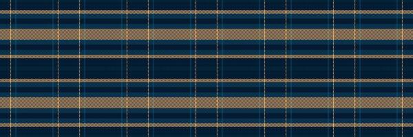 Sophisticated navy and beige plaid pattern. Ideal for textile design, website backgrounds, or fashion projects. This timeless geometric texture evokes feelings of warmth and elegance. vector