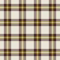 Sexy tartan seamless textile, minimalist plaid background . Scratch check texture fabric pattern in pastel and yellow colors. vector