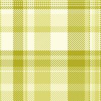Elegant pale yellow and olive green plaid pattern. Perfect for textile designs, website backgrounds, or stationery. Subtle texture and soft color palette evoke feelings of calm and sophistication. vector