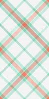 Part textile plaid, textured pattern background texture. Hounds tooth check fabric tartan seamless in white and mint colors. vector