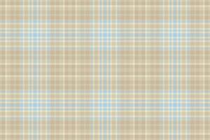 Subtle pastel plaid pattern in beige and light blue. Perfect for backgrounds, textile designs, or website textures. Evokes feelings of calmness and serenity. vector