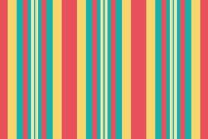 Retro striped pattern with coral, turquoise, and cream. Seamless design ideal for backgrounds, textiles, branding, or digital art projects needing a colorful, vintage vibe. vector