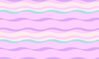 Serene pastel wavy stripes background. Perfect for websites, branding, packaging, textiles, and social media. Evokes calm, dreams, and femininity. A versatile and charming design. vector