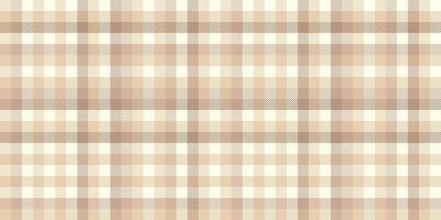 Subtle beige and cream plaid pattern. Perfect for textile design, website backgrounds, or packaging. Evokes feelings of warmth, comfort, and understated elegance. vector