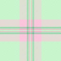 Delightful pastel pink and mint green plaid pattern. Perfect for textile design, spring fashion, or whimsical backgrounds. This soft, subtle texture evokes feelings of calm and freshness. vector