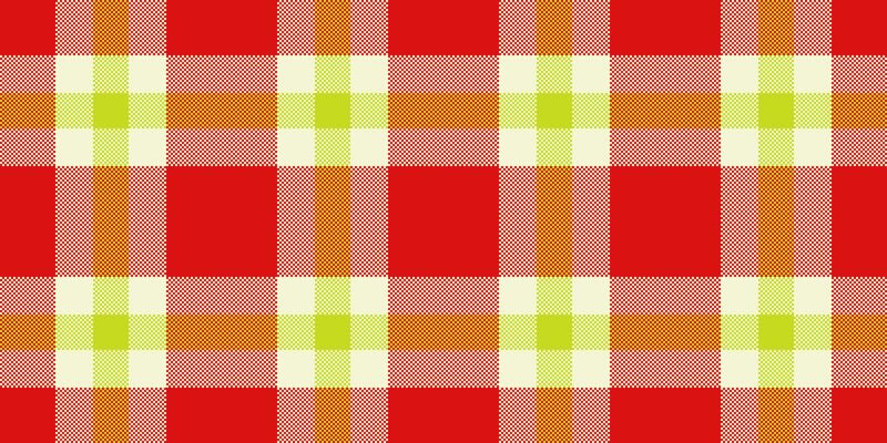 Vibrant plaid pattern featuring bold red, pale yellow, and subtle tones. Seamless tile for backgrounds, textiles, and creative design projects. Versatile and eyecatching