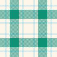 Elegant teal and cream plaid pattern. Perfect for textile design, website backgrounds, or crafting projects. This calming, textured image evokes feelings of comfort and style. vector