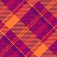 Vibrant seamless plaid pattern in warm colors. An abstract textile design with rich textures, perfect for backgrounds, fashion, creative projects. vector