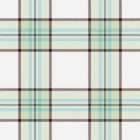 Elegant pastel plaid pattern in mint green, beige, and brown. Perfect for textile design, wrapping paper, or website backgrounds. vector