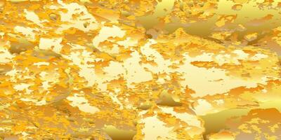 Golden background with torn spots. Gilded abstract background. illustration vector