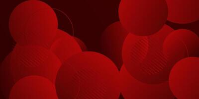 Abstract colorful circle red background. Trendy color circle pattern design. eps10 vector