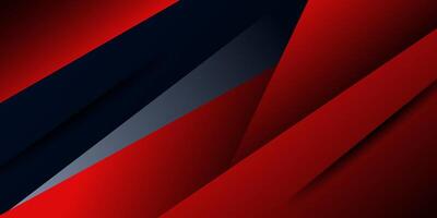 Abstract overlapping red paper cut background. Simple arrow square theme pattern with shadow on dark background. eps10 vector