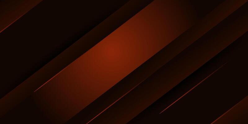Abstract dynamic dark orange gradient illustration background with simple shadow pattern in rectangular shape with 3D look. Eps10