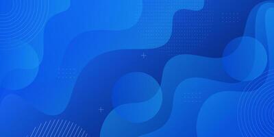 Abstract colorful overlapping wave shapes on blue 3D background. Modern background with simple pattern concept. Eps10 vector