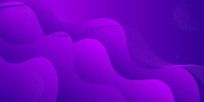 Realistic abstract dark purple wave background. Simple wave shadow pattern with lines. eps10 vector