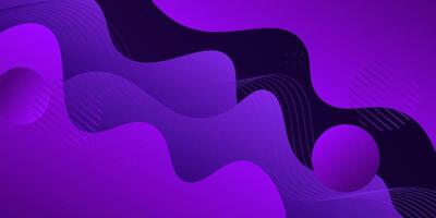 Purple wave background with simple line shapes and patterns. Simple wave design. Modern geometric shape concept. eps10 vector