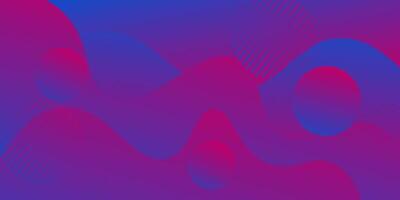 Colorful purple and dark blue gradient wave 3D background. Minimal wave fluid pattern geometric design. eps10 vector