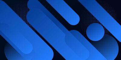 Abstract colored rounded rectangle background. Dynamic blue color shape pattern design. eps10 vector
