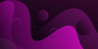 Purple wave background with simple line shapes and patterns. Simple purple wave design. Modern geometric shape concept. eps10 vector