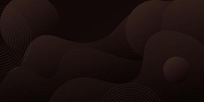 Realistic abstract dark gradient wave 3D background. Simple and trendy wave pattern. Eps10 vector