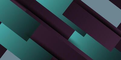 Abstract purple and green overlapping checkered background. Simple and trendy shape pattern with shadow. eps10 vector