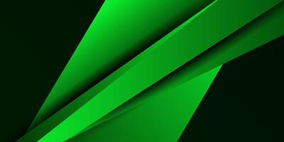 Abstract green square overlapping background for card graphic design. Dark background elements. Eps10 vector