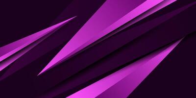 Abstract purple background. Triangles on dark color geometric design. Modern overlapping paper cut futuristic background illustration. Eps10 vector