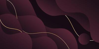 Abstract 3D wave art background design with purple color and lines for design. Paper cut background. Overlapping background. eps10 vector