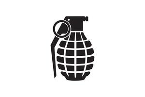 An image of a grenade icon vector