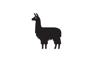 Llama icon illustration isolated on white background vector