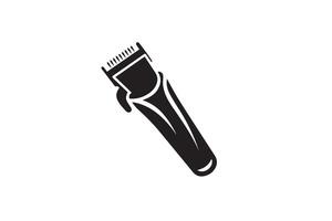 A black and white image of a razor vector