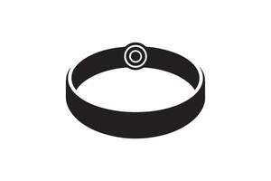 Ring icon in simple style on white background vector