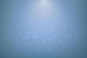Light blue background with floating soft bokeh light dots vector