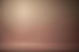 Beige gradient background with gentle spotlight and studio shadows vector