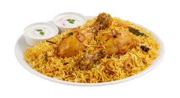High-Quality Chicken Biryani Image with Transparent Background png
