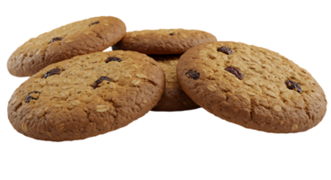 Crisp Cookies and Biscuits Isolated on Background png
