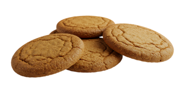 Yummy Chocolate Cookies in a Stack Isolated on Background png
