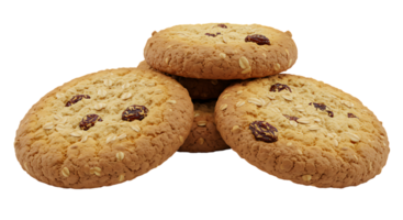 Delicious Cookies Pile on Transparent Background for Use in Design png