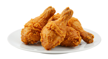 Freshly Cooked Chicken Fried Isolated on Transparent Background png