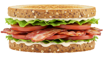 Sandwich on Transparent Background for Web and Print Use png