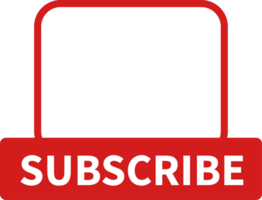 Lower third sign subscribe button, red subscribe button social media button. Subscribe like comment share png