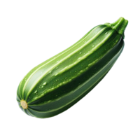 Fresh zucchinis in various shapes and sizes, top view isolated png