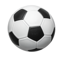an isolated soccer ball on a transparent background png