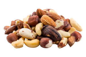 Nut selection for healthy snacking png