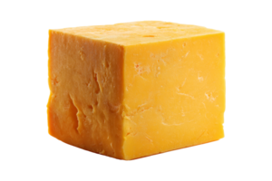 Close-up of cheddar cheese block png